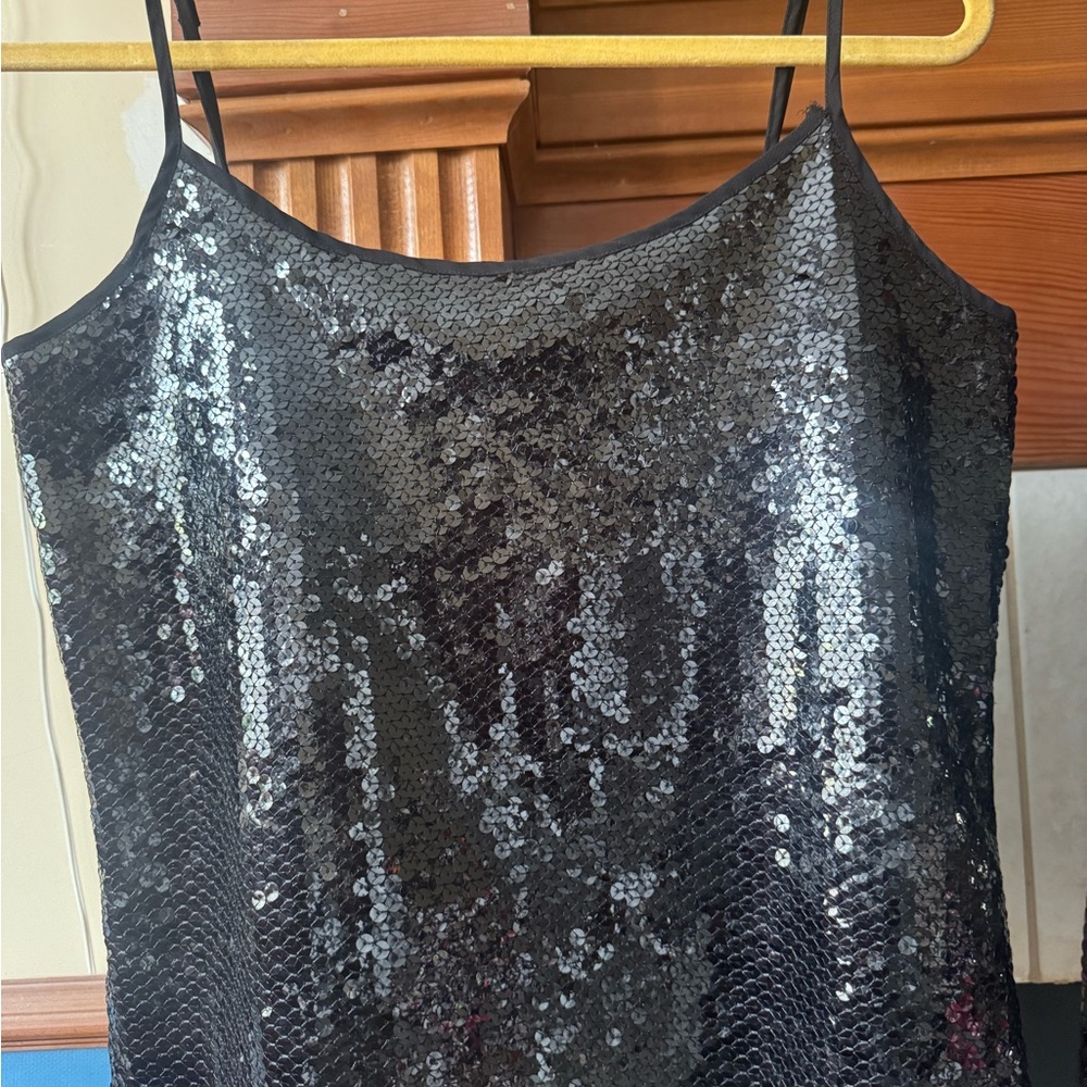 NWT Carole Little Sequin Shell